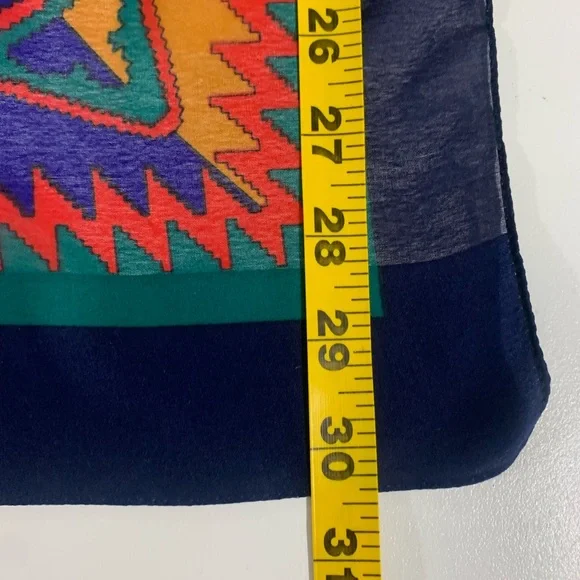 Vintage Scarf Made in Italy RN13962. - Picture 7 of 7